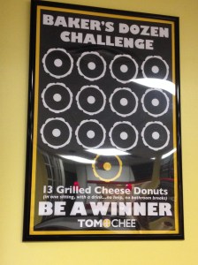 Though the grilled cheese donut was amazing, and one was certainly not enough, I think I prefer the two years of life that 13 of those things would most certainly take from me.